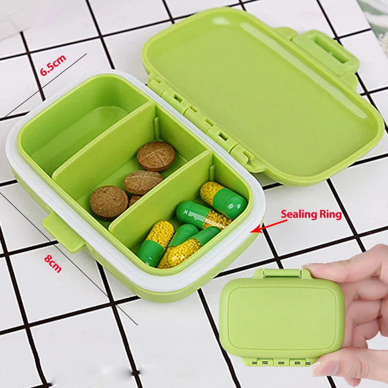 Folding Pill Case Medicine Drug Pills organizer storage Boxs Portable pharmacy Capsule Tablet Container Empty pillbox Cases