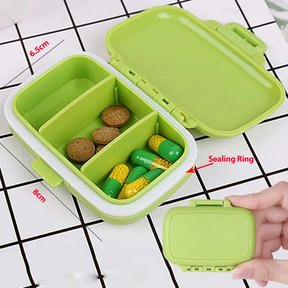 Folding Pill Case Medicine Drug Pills organizer storage Boxs Portable pharmacy Capsule Tablet Container Empty pillbox Cases