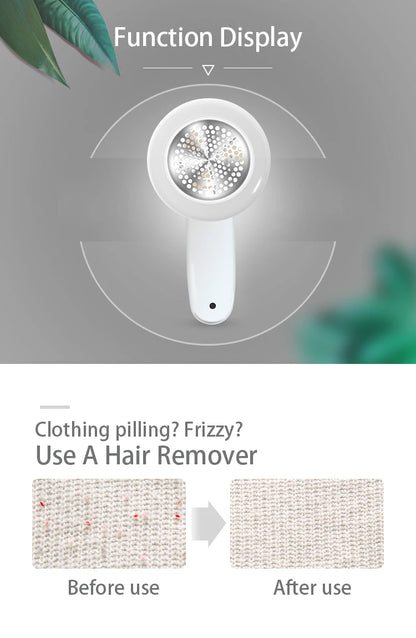Lint Remover Clothes Fuzz Pellet Trimmer Machine Electric Portable Chargeable Fabric Shaver Removes for Clothes Spools Removal