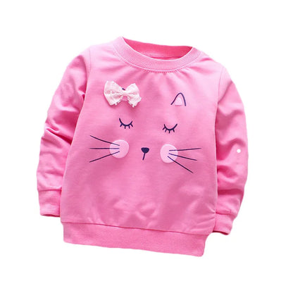 6-24M Newborn T-shirts For Girls Boys Autumn Spring Toddler's Clothing Cotton Kids T shirt Long Sleeves Baby Clothes Top Outfits