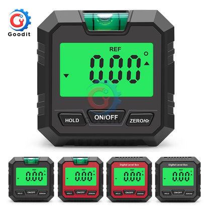 Angle Protractor Universal Magnet Ruler 90° 180° Digital Inclinometer Level Meter Goniometer Angle Bevel Tester Measuring Tools