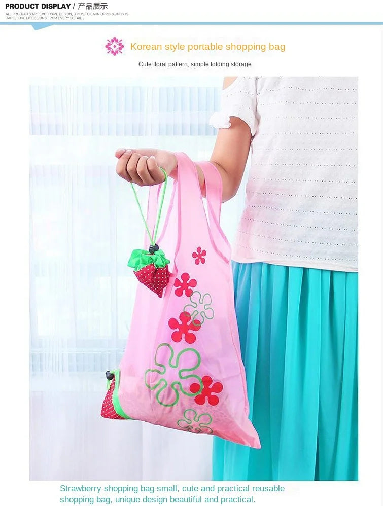 Reusable Shopping Bags Foldable Small Size Shopping Bags Totes Heavy Duty Washable Cloth Grocery Bags Eco-Friendly Ripstop