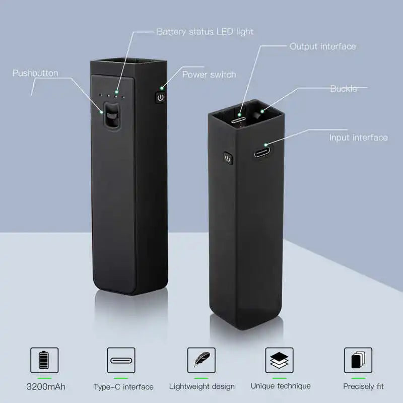 STARTRC Power Bank for Pocket Camera Portable Power Bank for Pocket 2 PTZ Camera 3200mAh Handheld Mobile Power Bank