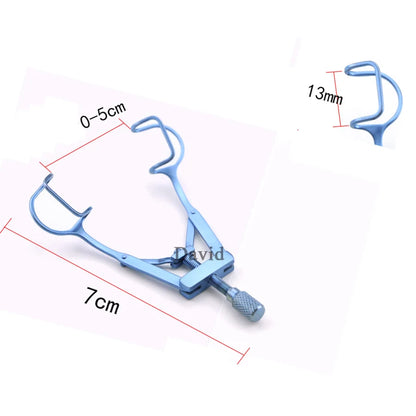 Microscopic Medical Ophthalmic Instruments Titanium Eyelid Stretcher Medical Surgery Eyelid Open Stretcher Seal