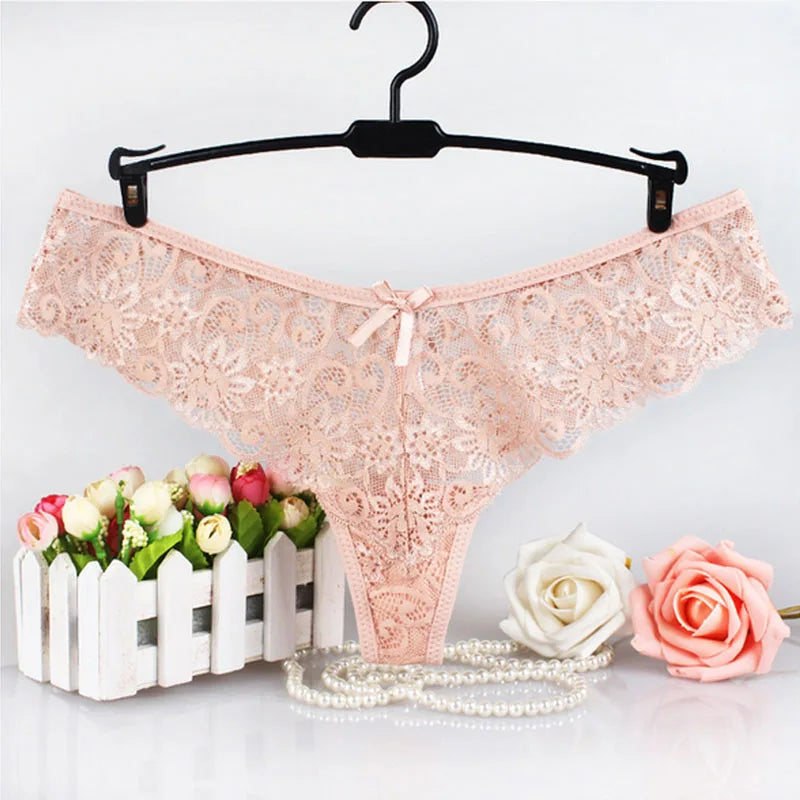 Sexy Ladies Mesh Transparent Panties Thongs G-String Female lingerie Fashion Low-Rise Women Underwear Seamless Briefs