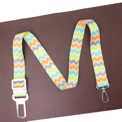 Car Seat Belt for Dog and Cat, Adjustable Harness, Lead Leash, Small and Medium Pet, Outdoor Travel Supplies, Goods