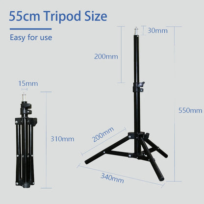 Selfie Ring Light with Tripod Stand Light Rim for Mobile Circular Lamp Light for Video Shooting Studio Photo Light Ringh Rong