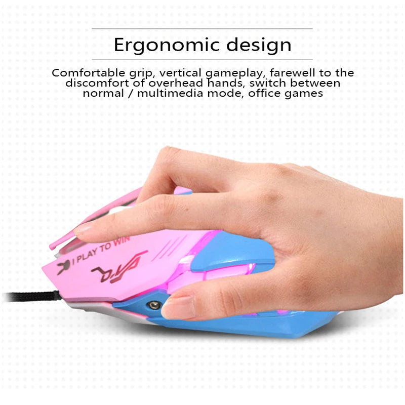 New 2022 Silent Wired Computer Mouse LED Backlight Ergonomic PC Notebook Computer Mouse Variety Optional Computer Accessories