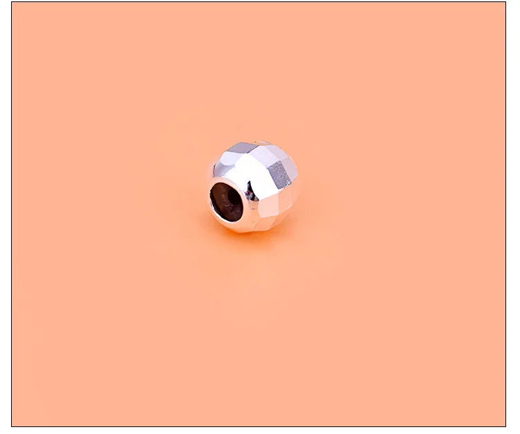 5pcsracelet DIY loose beads Thai silver laser beads silica gel beads 925 silver accessories accessories accessories accessories