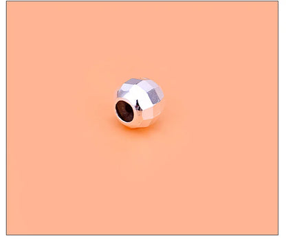 5pcsracelet DIY loose beads Thai silver laser beads silica gel beads 925 silver accessories accessories accessories accessories