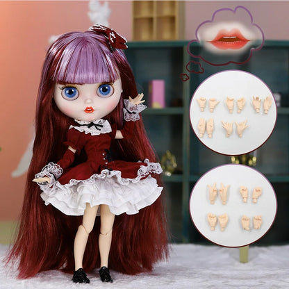 ICY DBS Blyth Doll Combination Including Clothes Shoes Hand Set AB Cosplay Dressing 1/6 BJD