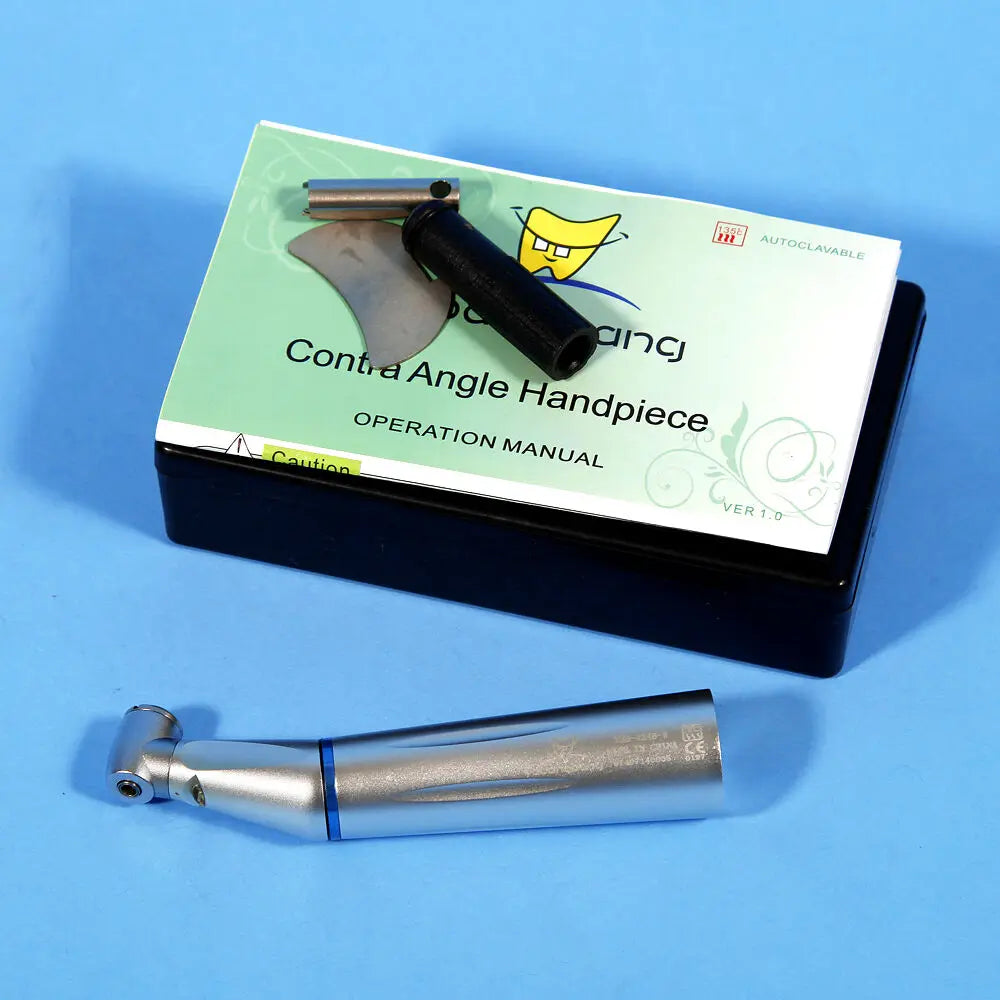 Dental LED Light Contra Angle E-generator Low Speed Handpiece Inner Water Spray
