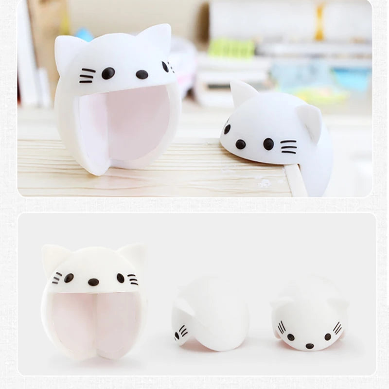 Cute Cartoon Baby Safety Furniture Corner Guards Soft Child Baby Safety Silicone Table Desk Corner Protector Edge Cover