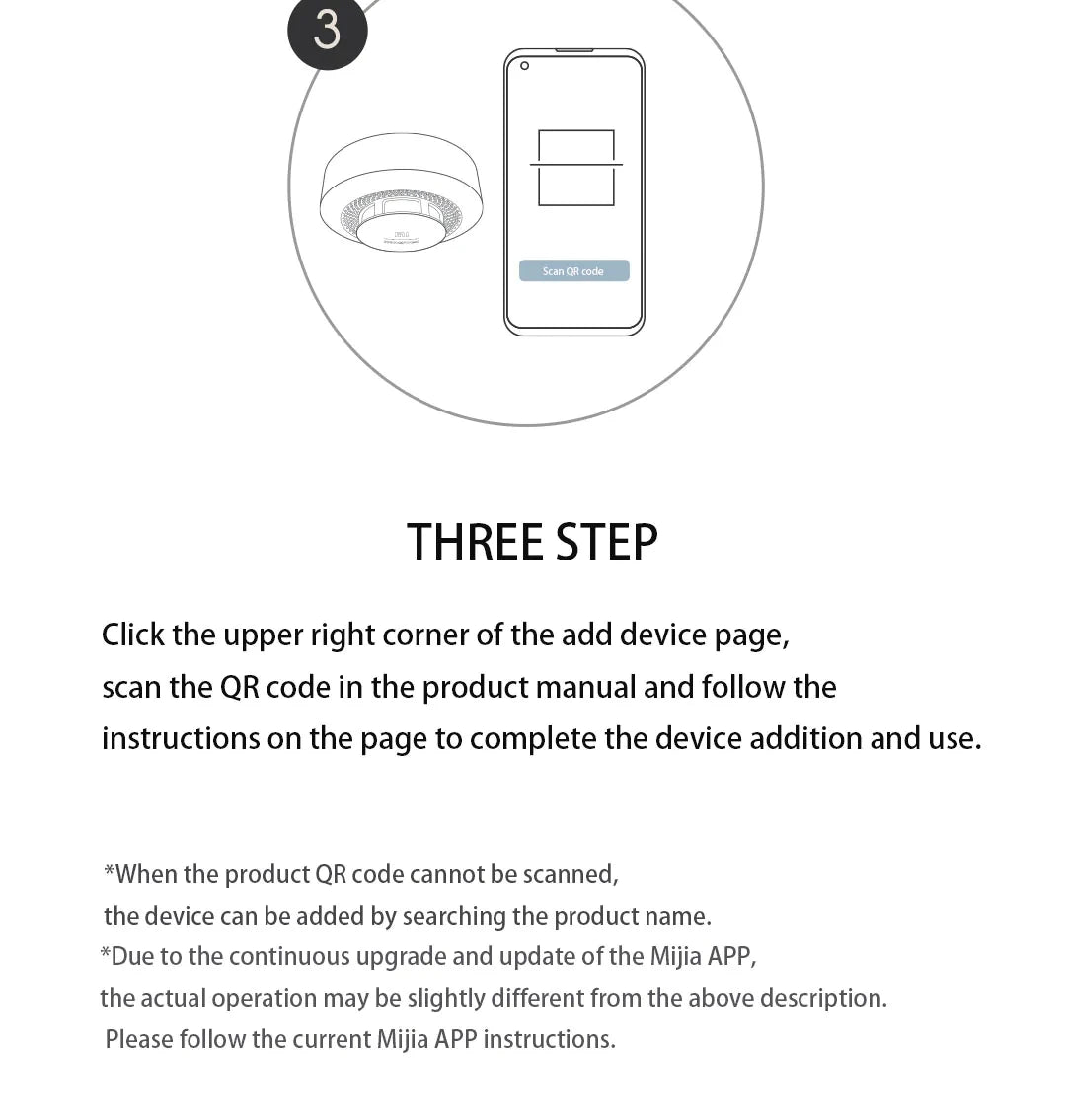 Xiaomi Smoke Detector Honeywell Sensor Fire Alarm Audible&Visual Alarm Work With Bluetooth-compatible Gateway Smart Remote APP