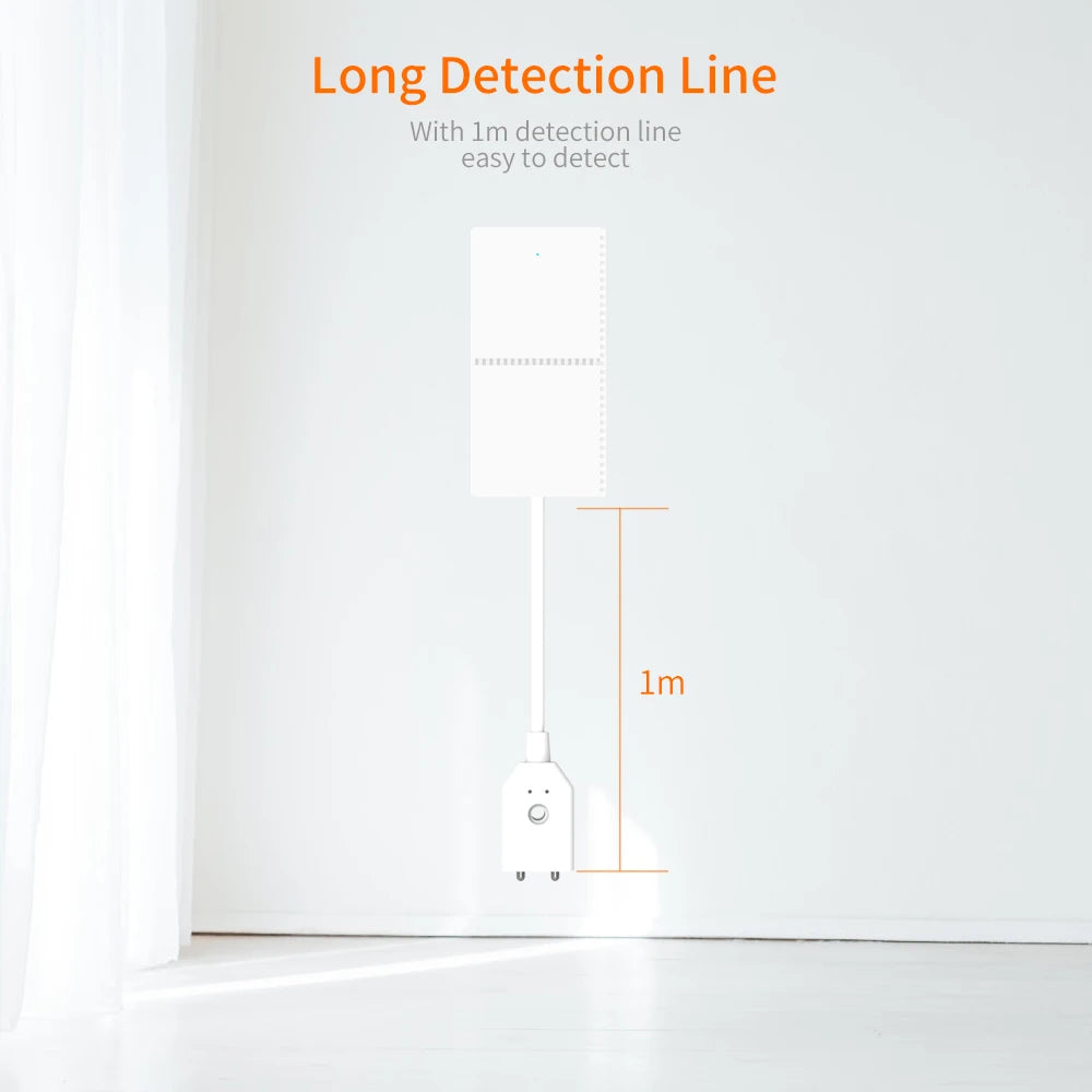 Staniot Tuya Smart Water Leakage Detector Compatible With Home Security Alarm System Support Low Battery Alarm Flood Sensor