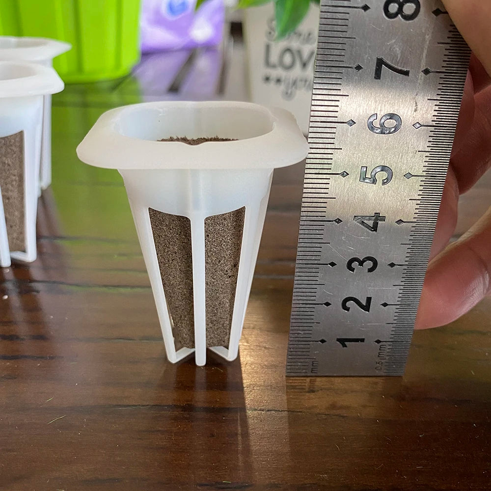 Hydroponics Accessories 12pcs Basket Or Sponge Or Nutrient A&B for the Non-toxic Intelligent Planting Hydroponics Grwoing System