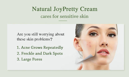 JoyPretty Herbal Acne Face Cream Body Pimple Treatment Oil Control Moisturizing Facial Creams Skin Care Products Beauty