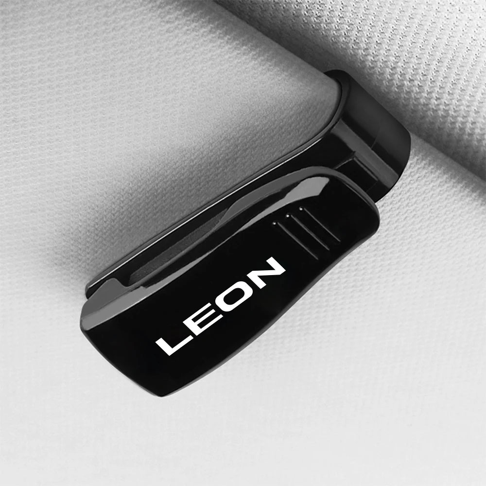 Car Glasses Clip Holder Auto Accessories For Seat Leon Ibiza Ateca Arona Cordoba Toledo Altea Alhambra Arosa Exeo Mii Tarraco