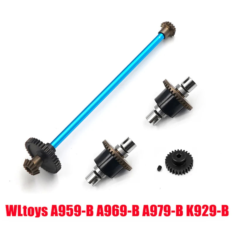 WLtoys A949 A959 A969 A979 A959-B A969-B A979-B RC Car spare part Car bottom A949-23/A959-B-27 Upgrade metal differential Parts