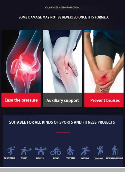 JINGBA SUPPORT 1 PCS Sports Fitness Knee Pads For Joints Protector Kneecap Adjustable Knee Pads Support Joelheira Drop Shipping