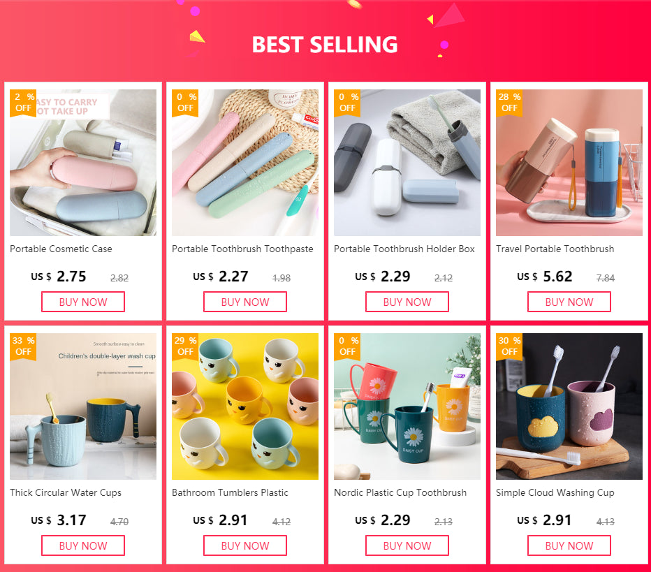 Travel Portable Toothbrush Toothpaste Holder Storage Case Box Organizer Household Storage Cup Outdoor Holder Bathroom Accessorie