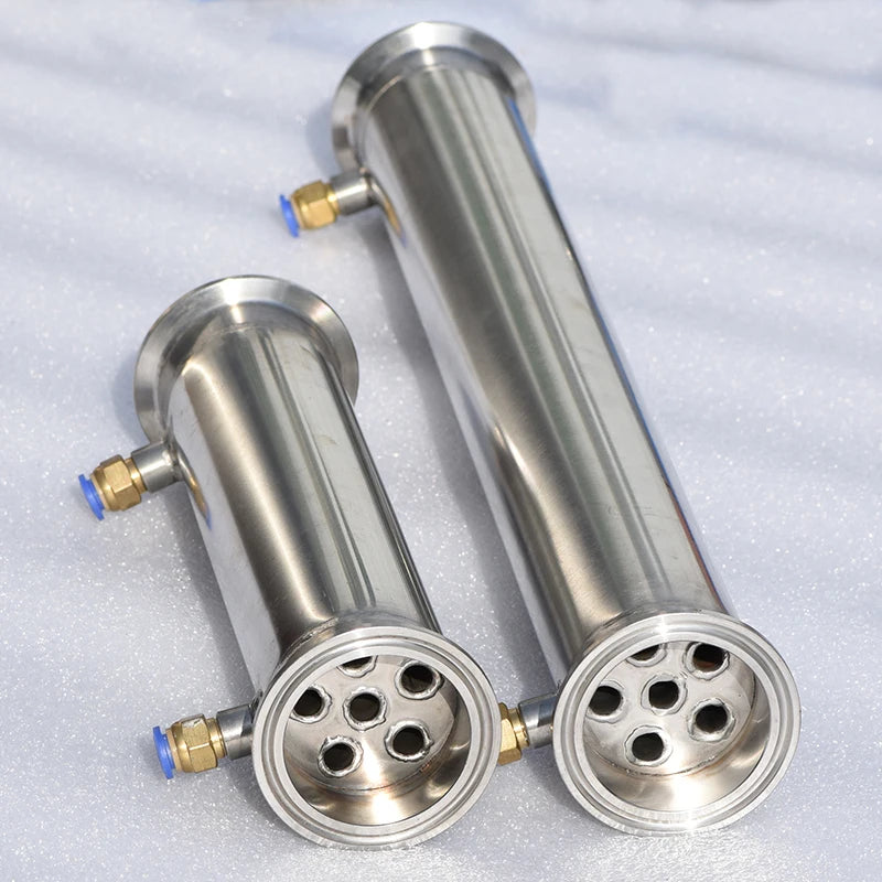 Tube distillation tower 1.5'' 2'' Distilling Column with Bottom Clamp Moonshine distiller brewing equipment with copper mesh