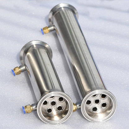 Tube distillation tower 1.5'' 2'' Distilling Column with Bottom Clamp Moonshine distiller brewing equipment with copper mesh