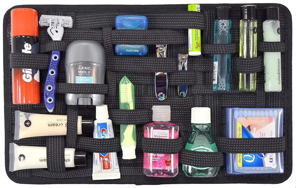 Travel Carrying Elastic Organizer Plate Electronics Accessories Organizer Plate Portable Phone Accessories Storage