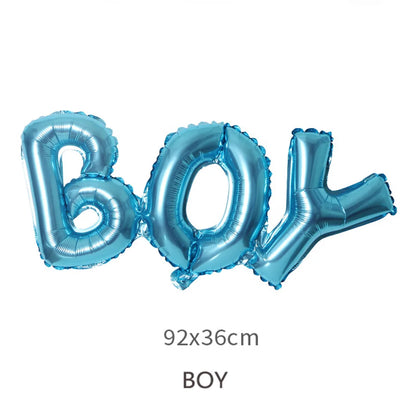 1pcs Boy Girl Balloon Aluminum Foil Birthday Balloon Gender Party Baby Shower Party Supplies Party Decoration Party Decor
