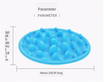 Silicone Pet Bowl Dog Cat Slow Eating Feeding Food Bowls Portable Puppy Feeder Puzzle Bowls Dishes Anti Choke Food Container