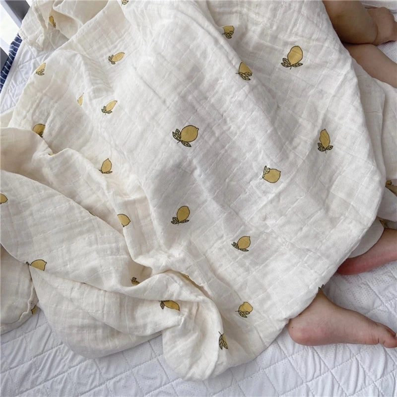 Baby Swaddle Wrap Cotton Muslin Blankets for Newborn Babies Accessories Infant Receiving Blanket Swaddle Soft Gauze Bath Towel