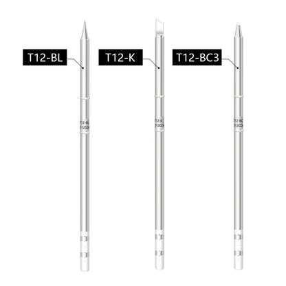 T12 Soldering Station Mini Digital Dual Voltage Repair Soldering Iron Equipment Portable Home Electronics Repair Tool Set