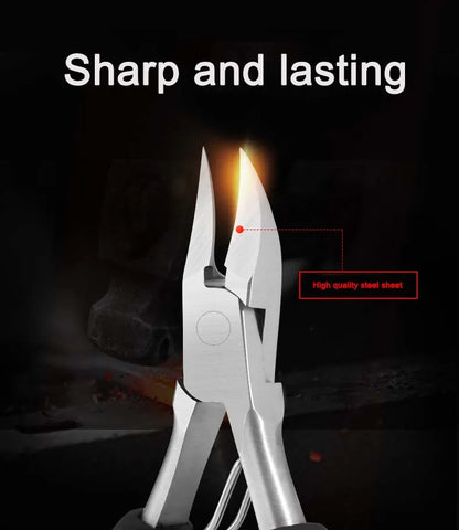 Toe Nail Clippers Remove Dead Skin Nail Correction Nippers Ingrown Toenail Cuticle Scissor Edge Cutter Thick Pedicure Care Tool