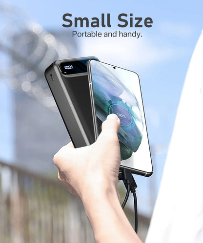 Power Bank 20000mAh 22.5W SCP Portable Charger Powerbank 10000 mAh External Battery PD 20W Fast Charging For iPhone 13 Xiaomi mi