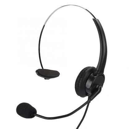 The New Headset Phone Mono Headset Landline Phone Headset With Microphone Homeearplugs Wired Headset Handle Game