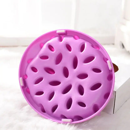 Pets Dog Cats Feeder Bowls Catch Interactive Hard Silicone Cat Kitten Slow Food Feed Non Slip Anti Gulping Feeder Bowl Supplies