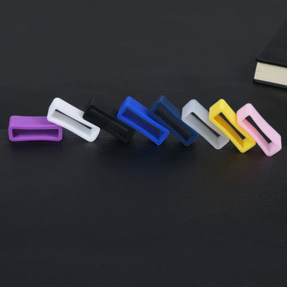 2PCS Watch Accessories Silicone Bezel Ring Watch Loop For Rubber Strap Loop Rubber Band Buckle With Ring Withings Loop