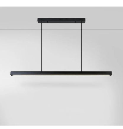 One word minimalist dining room chandelier modern long strip dining table lamp luxury dining room bar table lamp office light