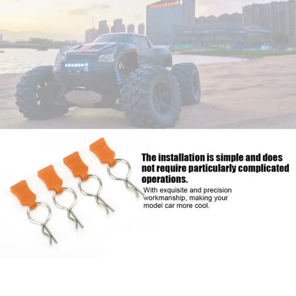 RC Car Body Shell Clip Pin with Fixing Bracket Set Replacement Accessory Parts Fit for Traxxas 1/5 1/8 RC Crawler Car Spare Part