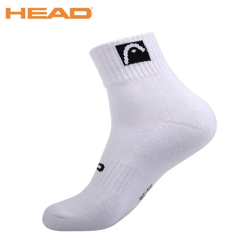 HEAD Sport Socks  Raquete De Tennis Gym Stockings Athletic Socks Pure Cotton Absorbs Sweat Prevents Odor Outdoor Mount Sports