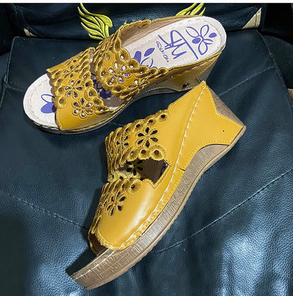 Women's sandal Wedge women shoes Summer Beach Sandal Women Fashion Gladiator Flat shoes gladiator sandal women Sandalias mujer