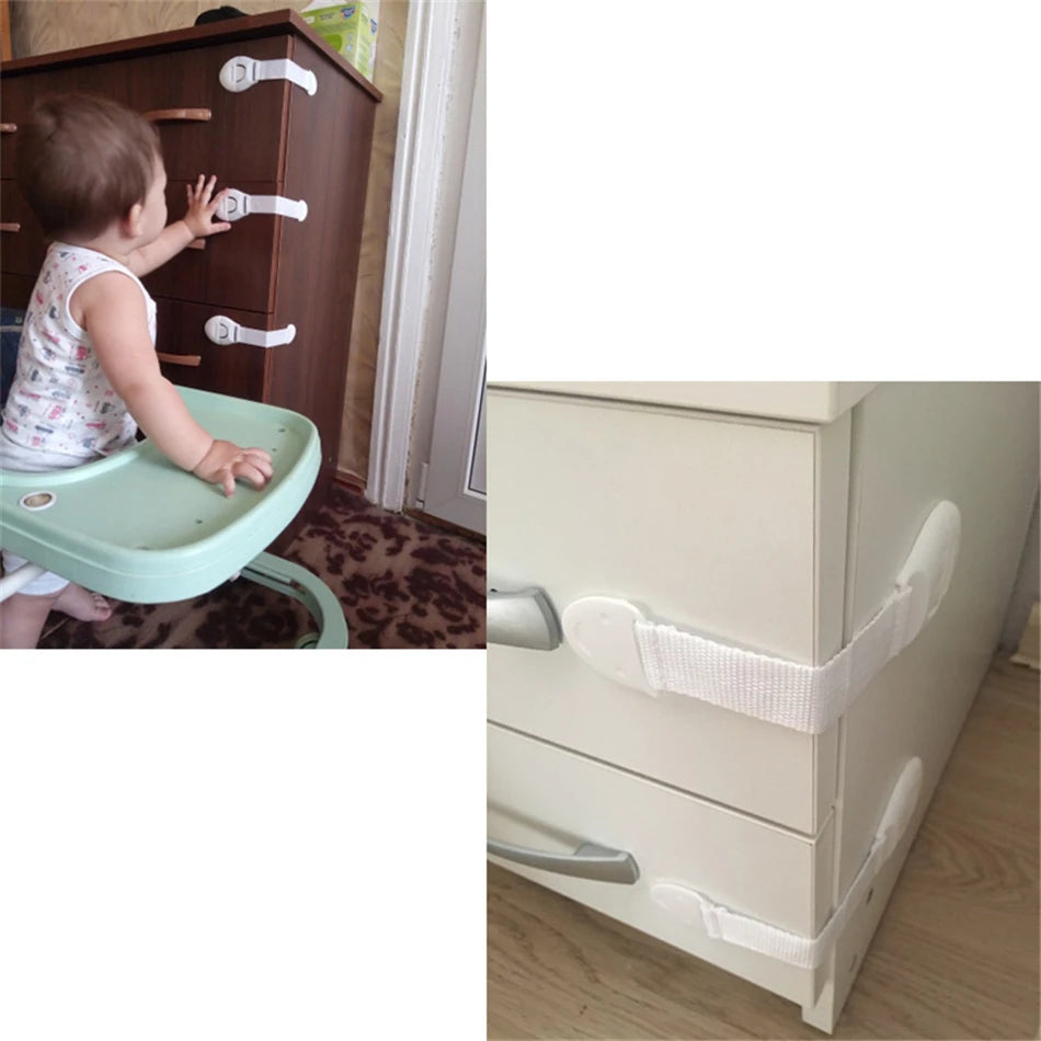 Childproof Drawer and Cupboard Safety Latches - 1pc Children's Toys Gifts for Kids' Safety and Protection