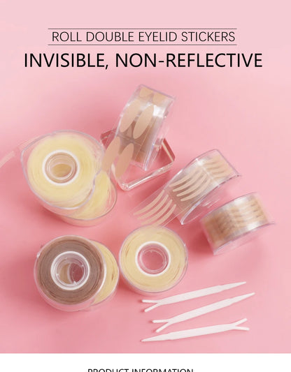 Cheap 600Pcs/box Invisible Eyelid Sticker Lace Eye Lift Strips Double Eyelid Tape Adhesive Stickers Eye Tape Tools L/S Style