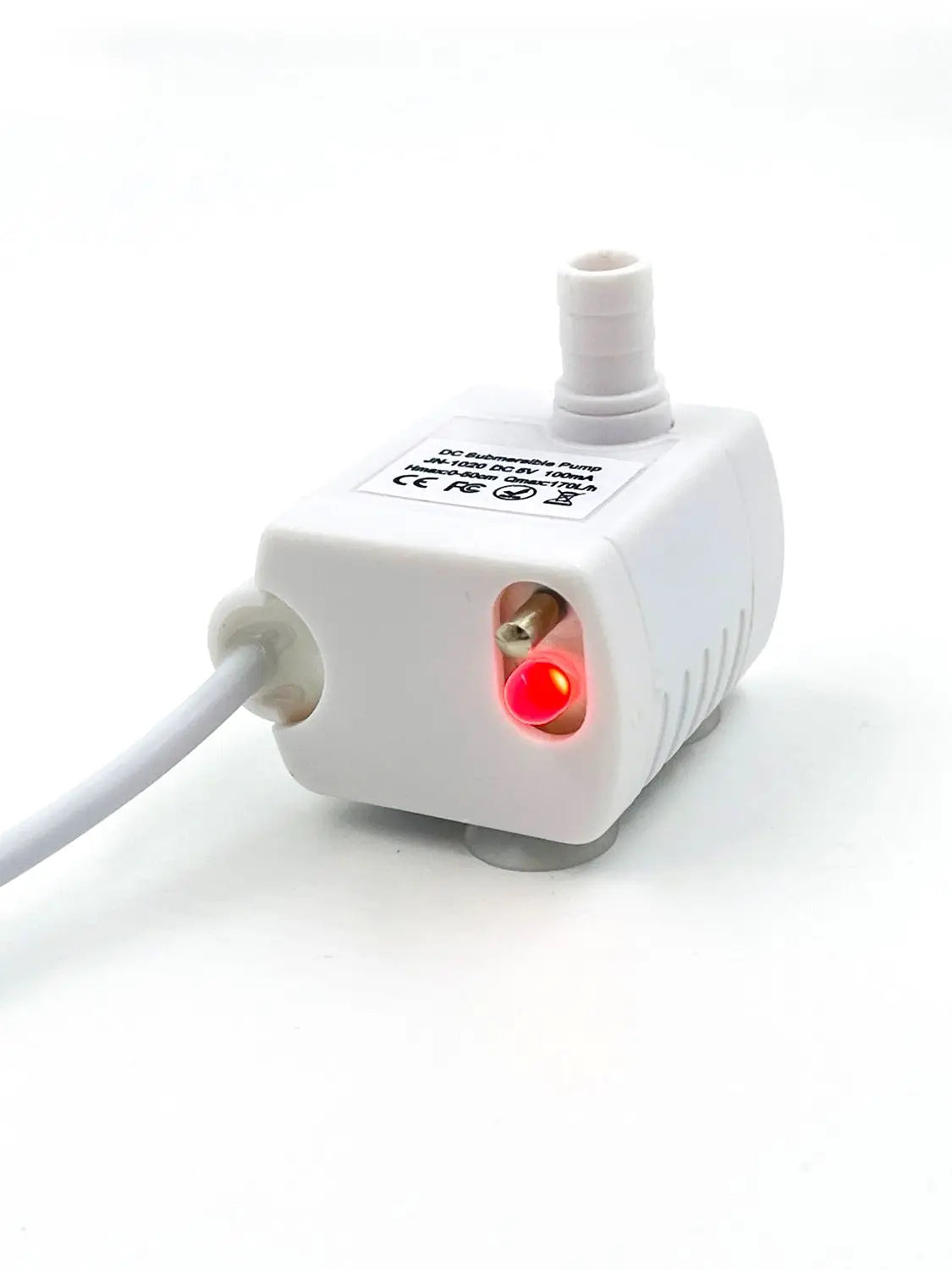 Water Pump LED Light For Cats Fountain Dogs Pet Dispenser  Submersible Fish Tank Blue Light Auto Feeder Replacement Accessories