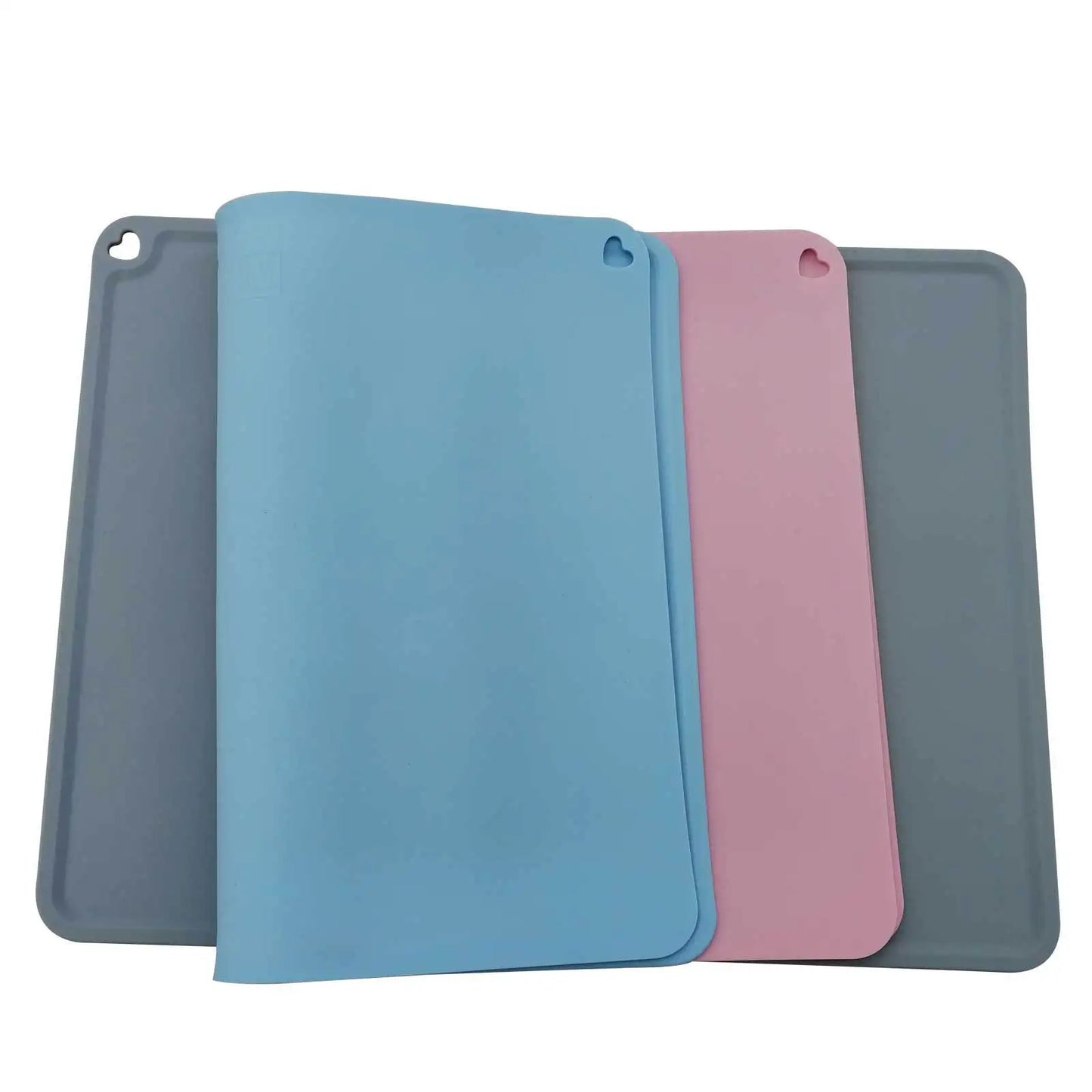 Silicone Pet Food Mat, Waterproof Non - slip Pet Mat for Cat and Dog, Easy Clean, Pet Bowl Drinking Water Pad, Feeding Mat