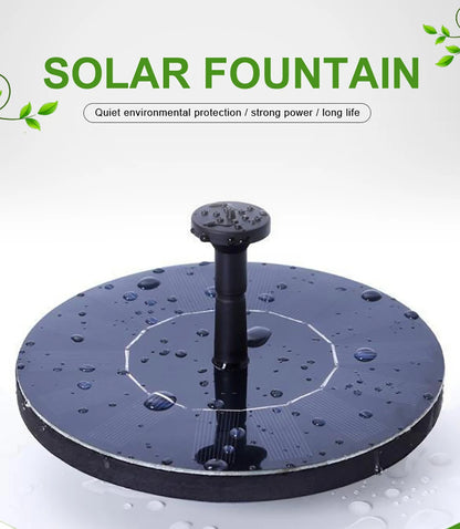 Waterfall Fountain Mini Solar Water Fountain Pool Pond Garden Decoration Outdoor Bird Bath Solar Powered Fountain Floating Water