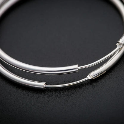 Women 3-7cm Small Big Circle Hoop Earrings Statement Ear Ring Fashion Jewelry Gift