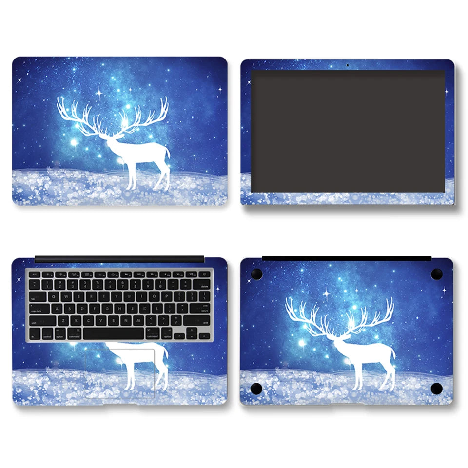 DIY Laptop Film Left and Right Brain Cover Laptop Sticker Laptop Skin 12/13/14/15/17-inch Art Decal Laptop Decoration