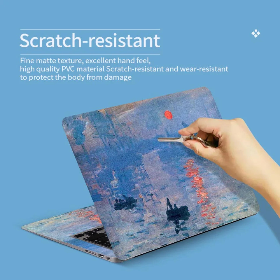 DIY Laptop Film Left and Right Brain Cover Laptop Sticker Laptop Skin 12/13/14/15/17-inch Art Decal Laptop Decoration