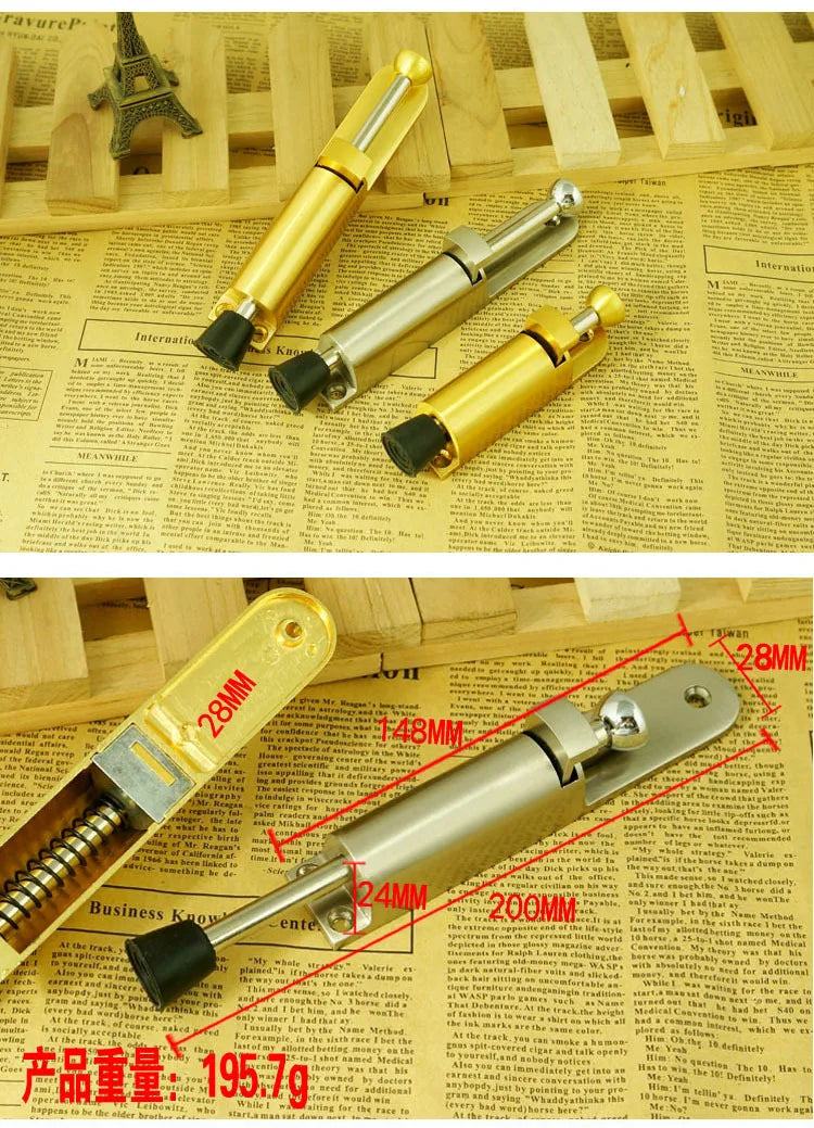 1pcs Telescopic Door Stopper telescopic door resistance spring positioner door holder For Household Hardware
